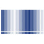 Einziehbare Markise Blau und Weiß 350 x 200 cm