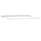Einziehbare Markise Anthrazit 350 x 200 cm Stoff