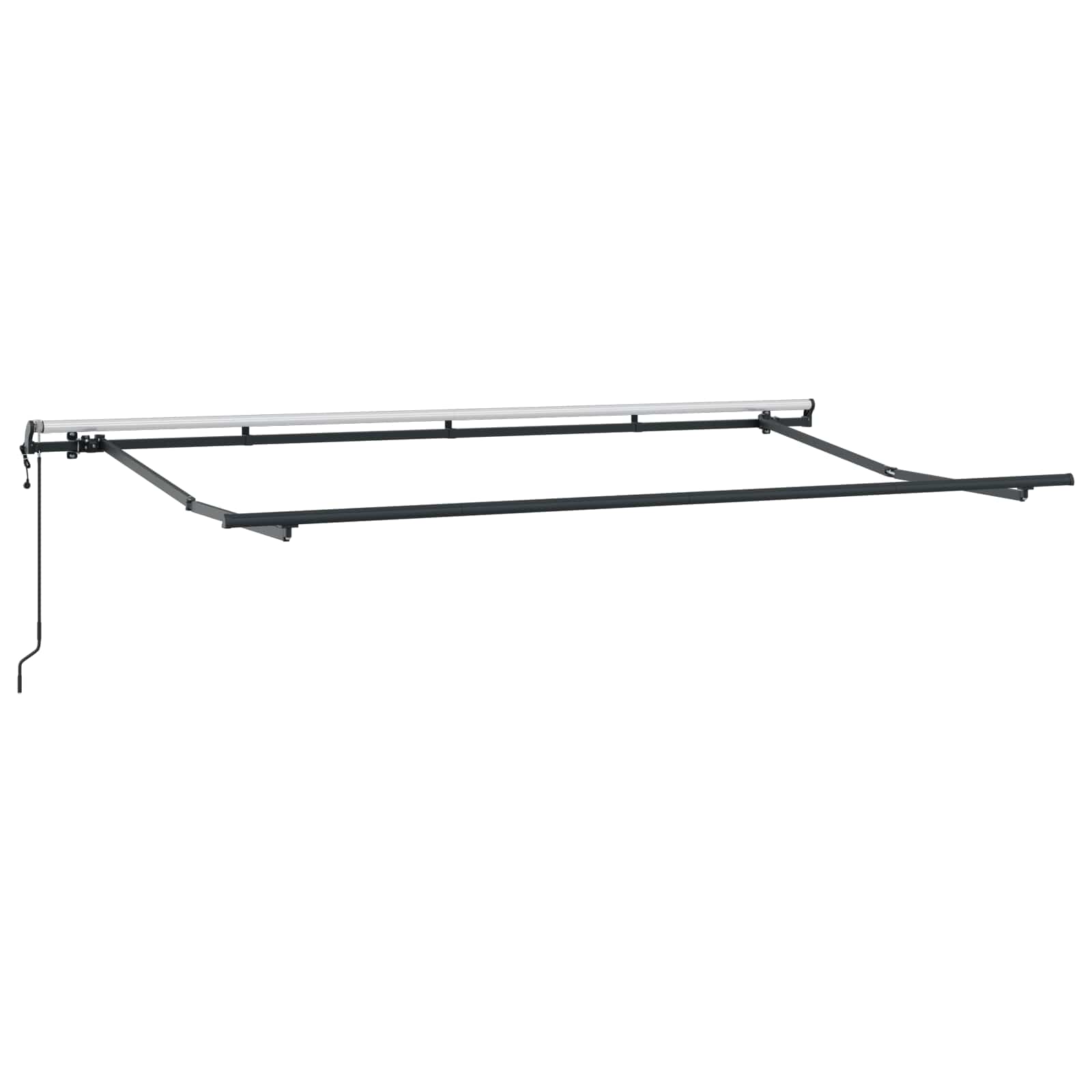 Einziehbare Markise Anthrazit 350 x 200 cm