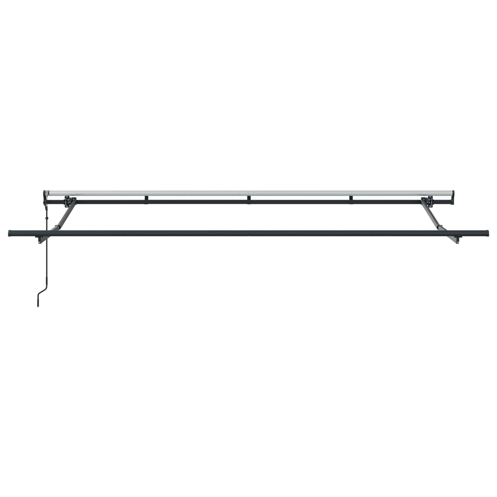 Einziehbare Markise Anthrazit 350 x 200 cm