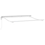 Markisenrahmen Braun 350 x 200 cm Polyester mit PU-Beschichtung