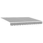Einziehbare Markise Anthrazit 350 x 200 cm Stoff
