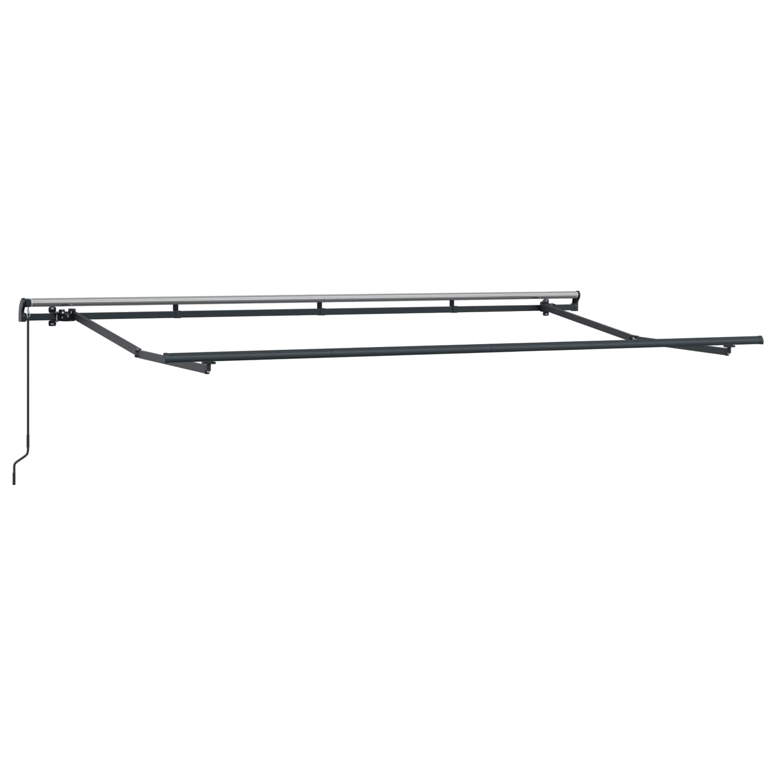 Einziehbare Markise Blau 400 x 200 cm Stoff