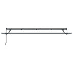 Einziehbare Markise Blau 400 x 200 cm Stoff