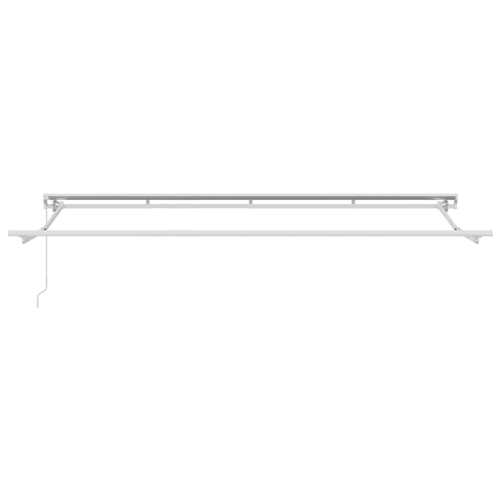 Markisenrahmen Creme 400 x 200 cm Polyester mit PU-Beschichtung