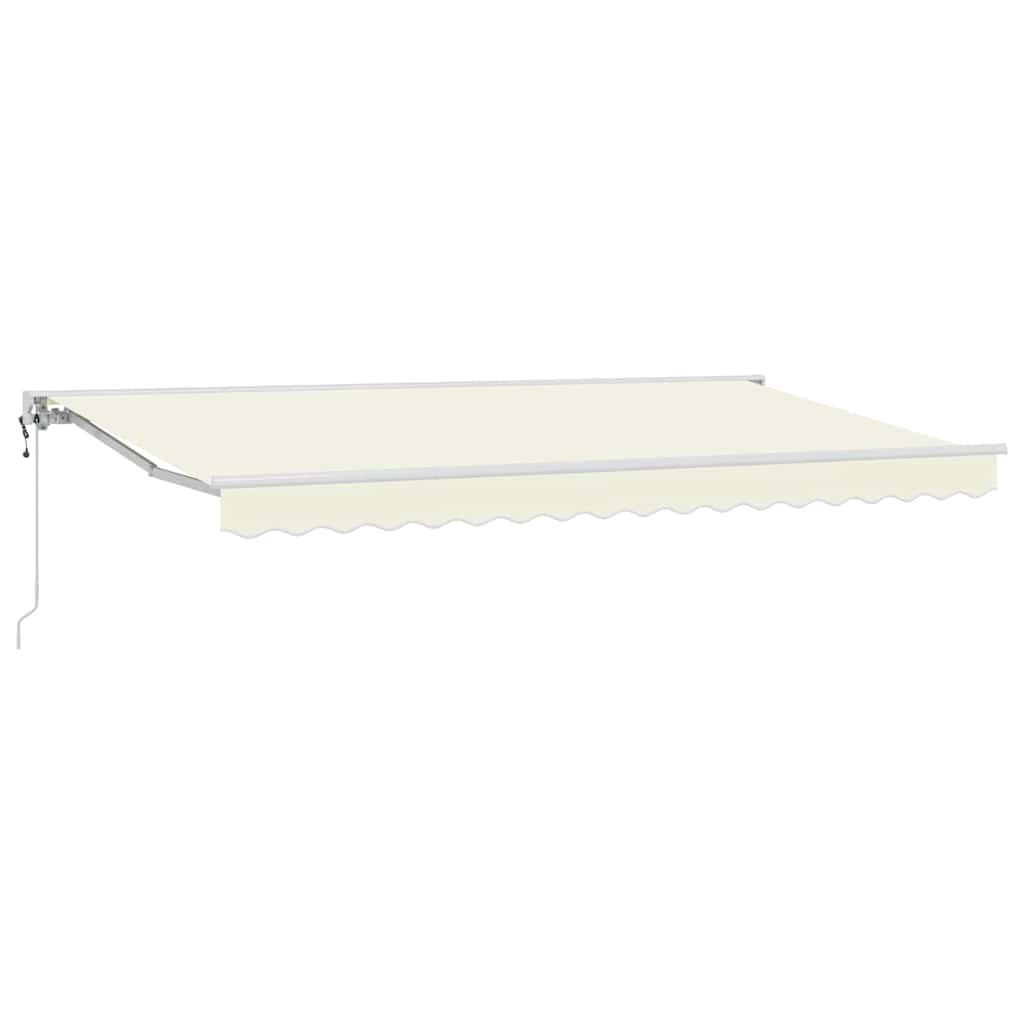 Markisenrahmen Creme 400 x 200 cm Polyester mit PU-Beschichtung
