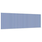 Einziehbare Markise Blau und Weiß 400 x 200 cm