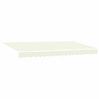 Einziehbare Markise Creme 400 x 200 cm Polyester und Aluminium