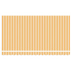 Markisenrahmen Gelb und Weiß 400 x 200 cm