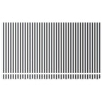 Markisenrahmen Anthrazit und Weiß 400 x 200 cm