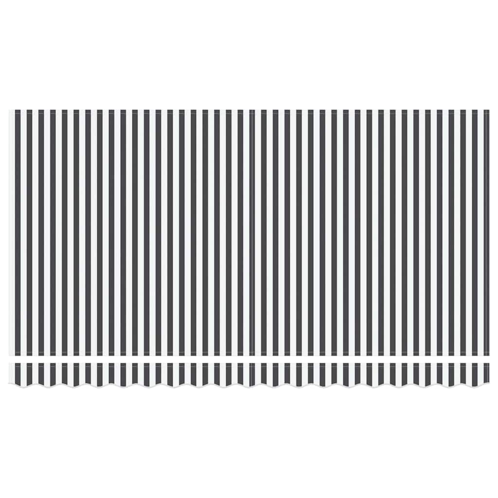 Markisenrahmen Anthrazit und Weiß 400 x 200 cm