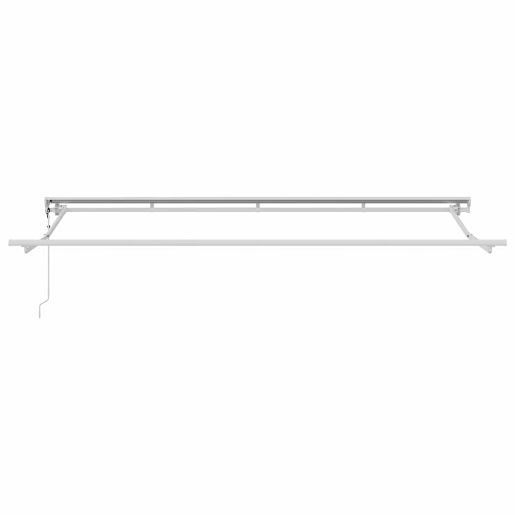 Markisenrahmen Anthrazit und Weiß 400 x 200 cm