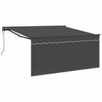 Einziehbare Markise Anthrazit 300 x 250 cm