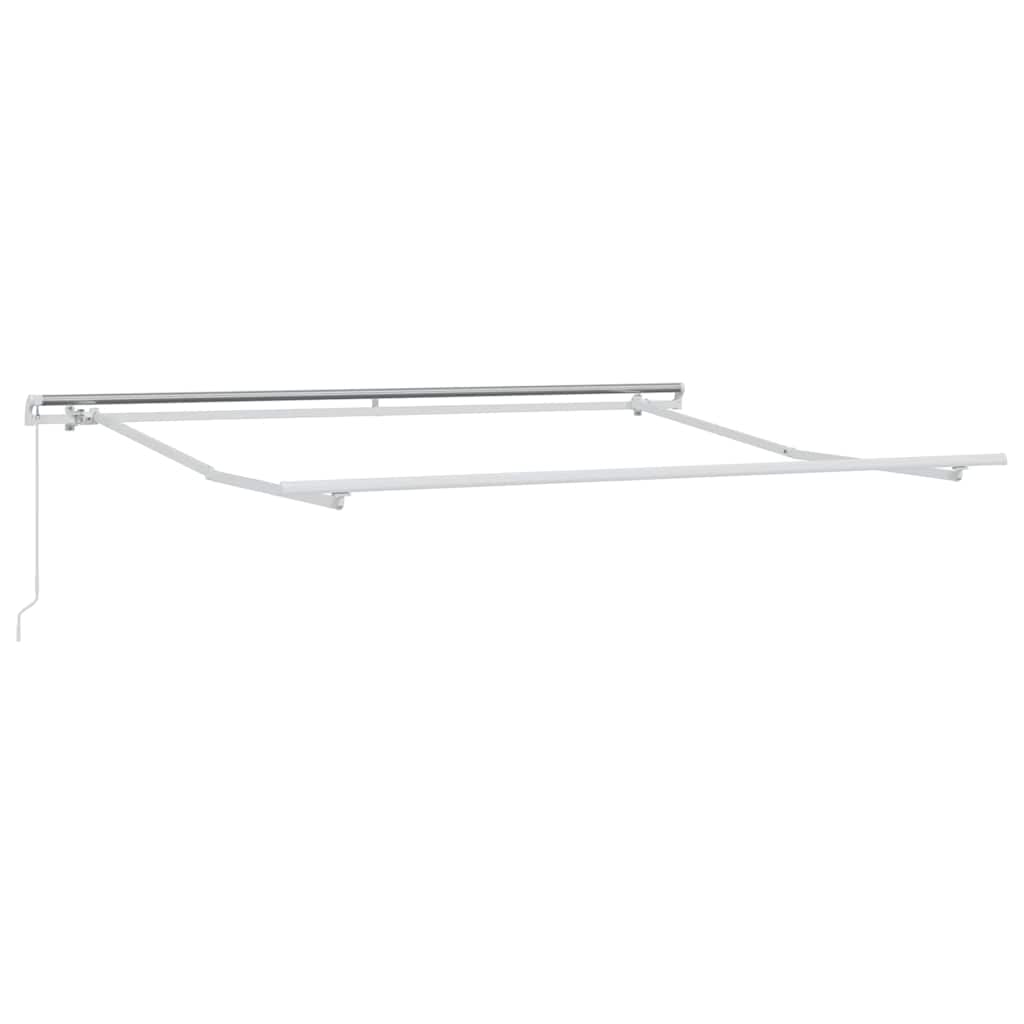 Einziehbare Markise Orange und Braun 300 x 250 cm