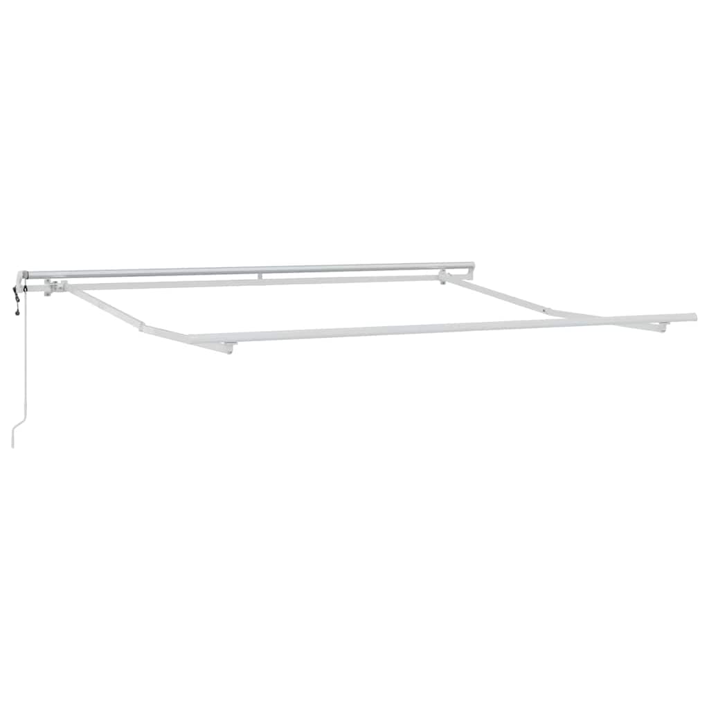 Elektrische ausziehbare Markise Orange und Braun 300 x 250 cm