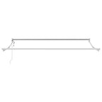 Einziehbare Markise Orange und Braun 300 x 250 cm