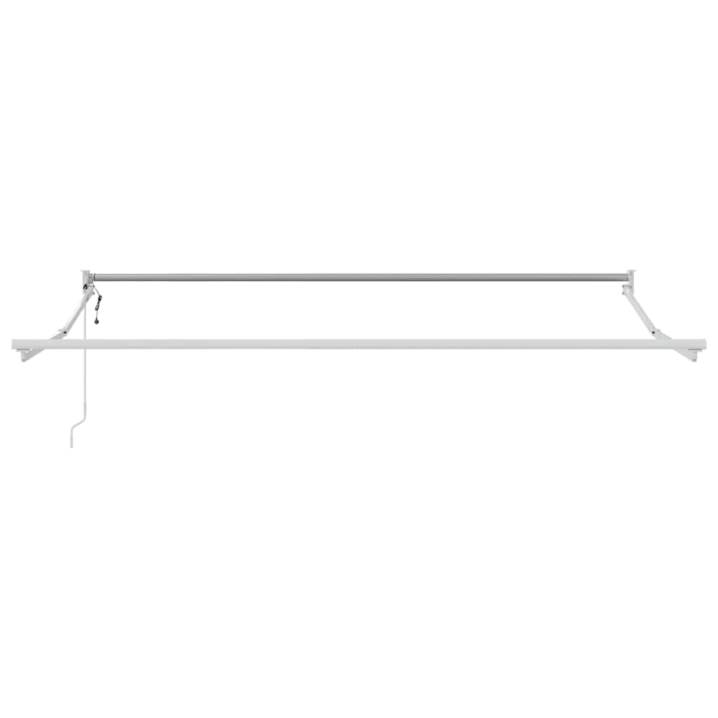 Einziehbare Markise Orange und Braun 300 x 250 cm