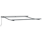 Einziehbare Markise Mehrfarbig 300 x 250 cm Polyester und Stahl
