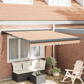 Markise Mehrfarbig 300 x 250 x 165 cm Polyester und Aluminium