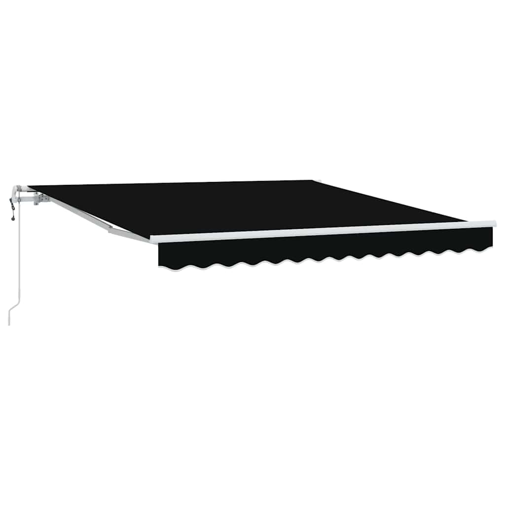Elektrische ausziehbare Markise Schwarz 300 x 250 cm