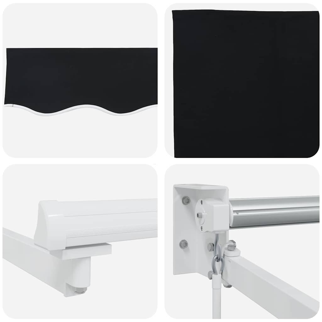 Markise Schwarz 300 x 250 x 165 cm Polyester