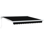 Markise Schwarz 300 x 250 x 165 cm Polyester und Aluminium