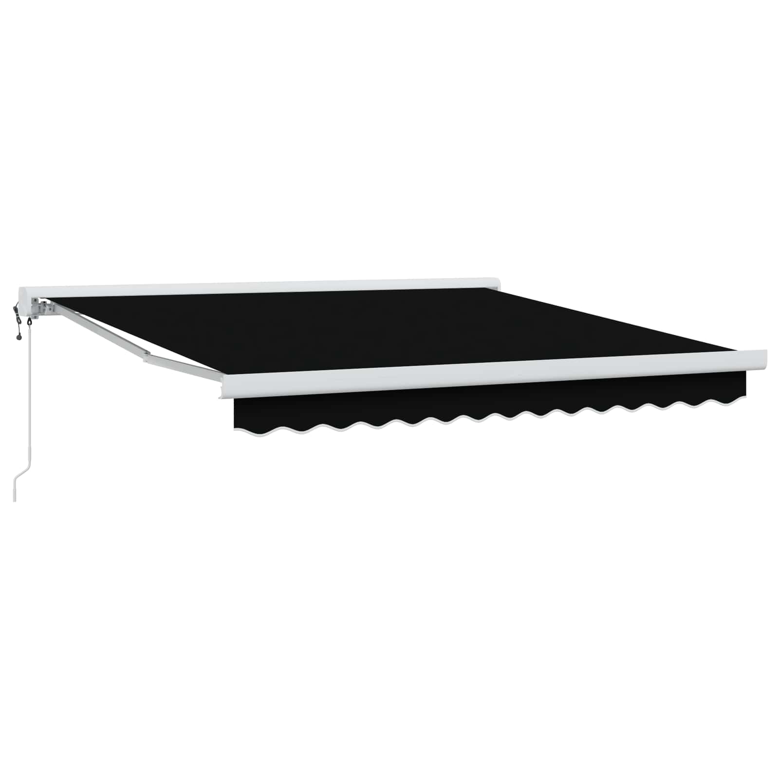 Markise Schwarz 300 x 250 x 165 cm Polyester und Aluminium
