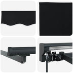 Markisenrahmen Schwarz 300 x 250 cm