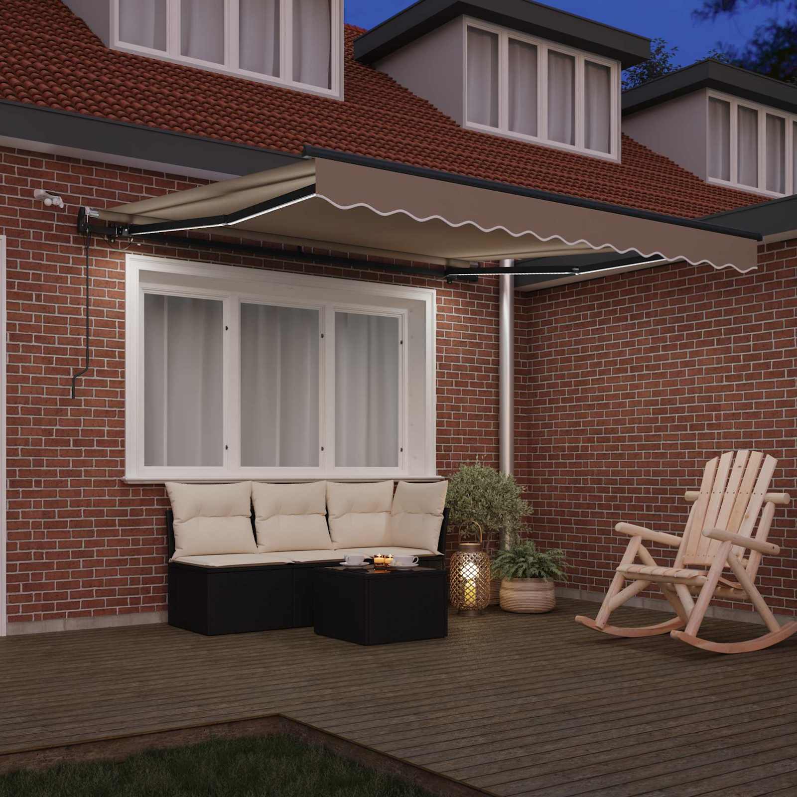 Markisenstoff Beige 300 x 250 cm Polyester