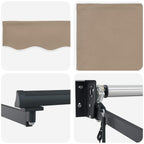 Markise Beige 300 x 250 x 165 cm Polyester