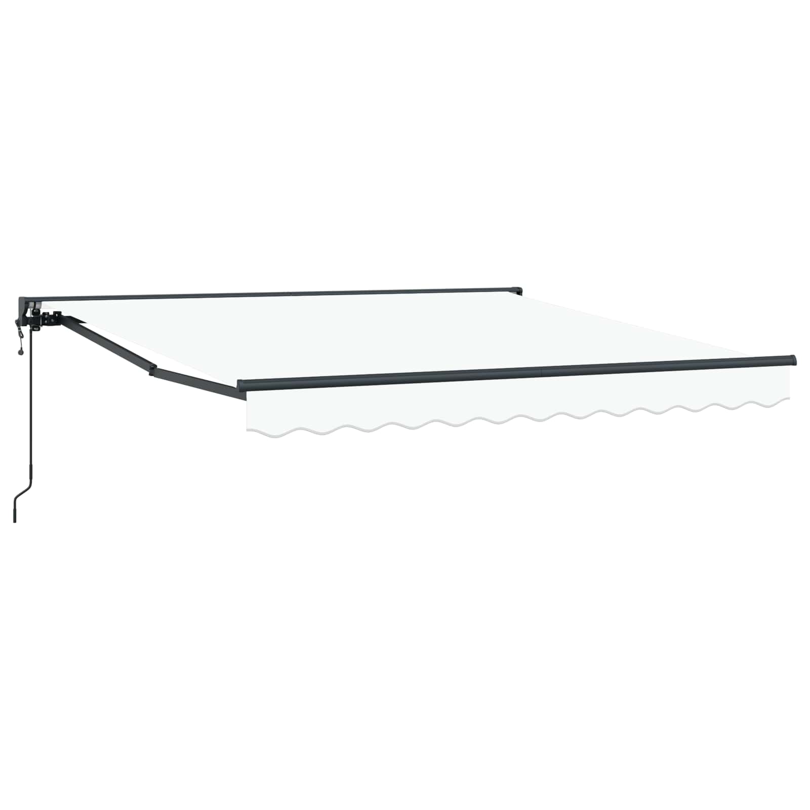 Markisenrahmen Weiß 300 x 250 cm Polyester mit PU-Beschichtung