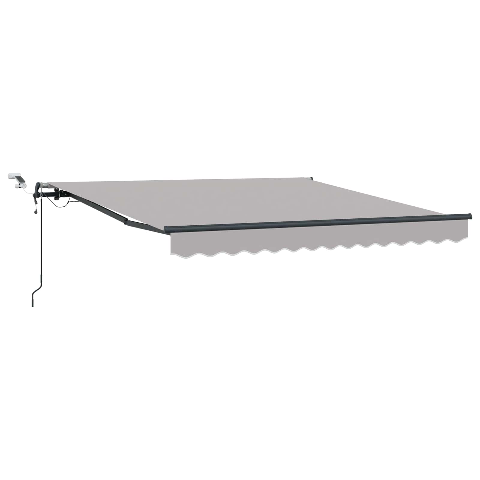 Markisenstoff Hellgrau 300 x 250 cm Polyester
