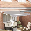 Markise Hellgrau 300 x 250 x 165 cm Polyester