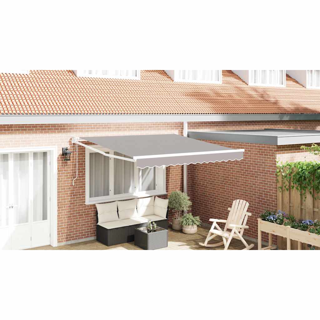 Markise Hellgrau 300 x 250 x 165 cm Polyester