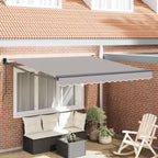Markise Hellgrau 300 x 250 cm Polyester