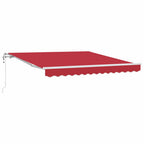 Elektrische ausziehbare Markise Rot 300 x 250 cm