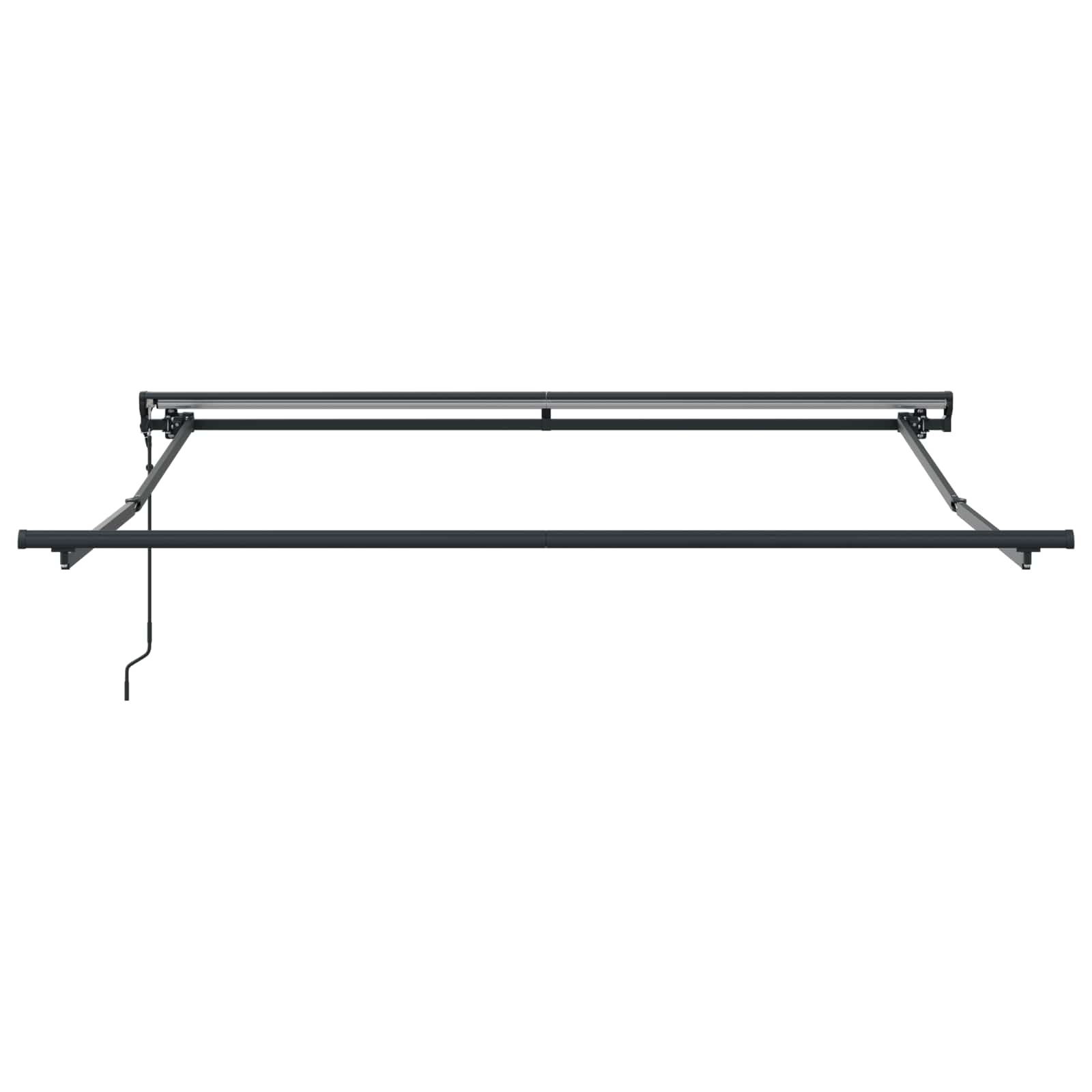 Einziehbare Markise Anthrazit 350 x 250 cm