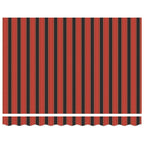 Markise Orange und Braun 350 x 250 x 165 cm Polyester