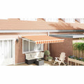 Markise Gelb und Orange 350 x 250 x 165 cm Polyester