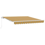 Einziehbare Markise Mehrfarbig 350 x 250 cm