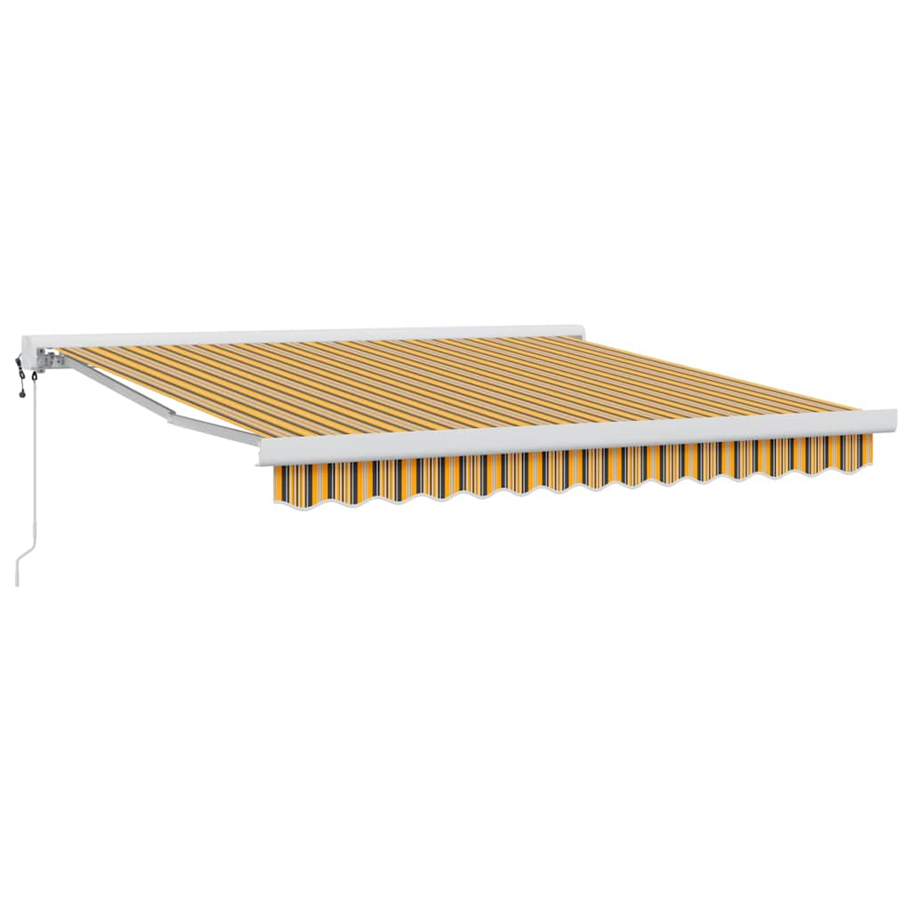 Markise Mehrfarbig 350 x 250 cm Polyester und Aluminium