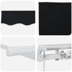 Markise 350 x 250 cm Polyester