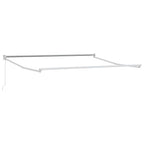 Einziehbare Markise Schwarz 350 x 250 cm