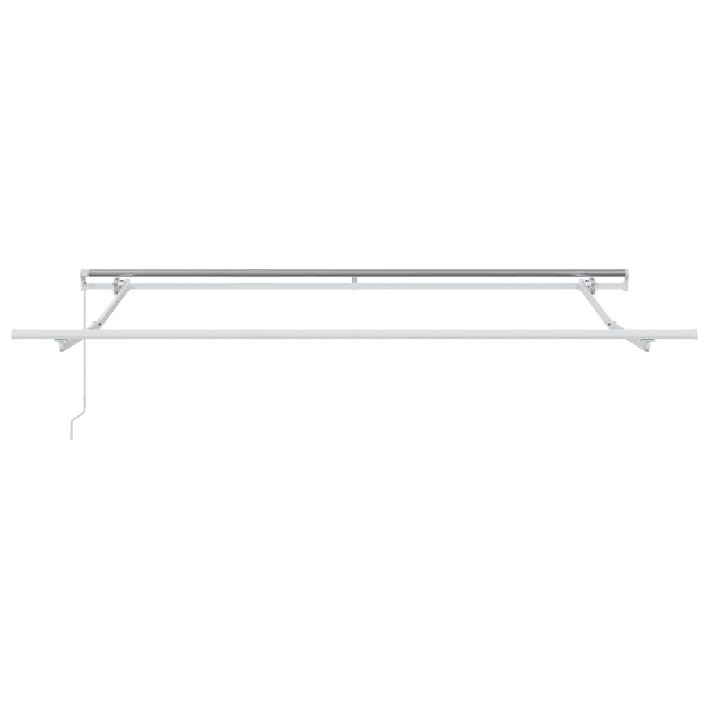 Einziehbare Markise Beige 350 x 250 cm Polyester und Aluminium