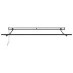 Einziehbare Markise Beige 350 x 250 cm Stoff und Aluminium