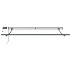Einziehbare Markise Weiß 350 x 250 cm Stoff