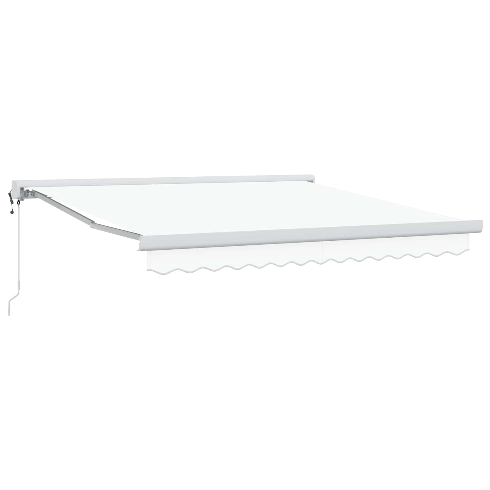 Markise Weiß 350 x 250 x 165 cm Polyester und Aluminium