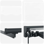 Markisenrahmen Weiß 350 x 250 cm Polyester mit PU-Beschichtung