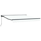 Markisenrahmen Weiß 350 x 250 cm Polyester mit PU-Beschichtung