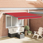 Markisenstoff Rot 350 x 250 cm Polyester